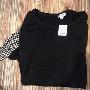 Black warm blouse